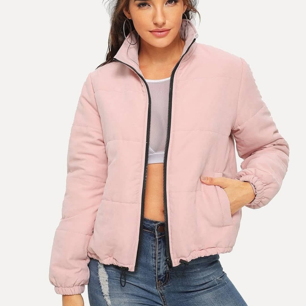 Pink Puffer Jacket